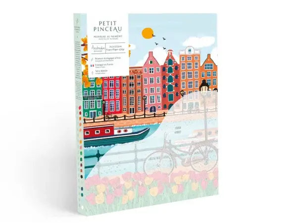 Coffret Peinture au numéro - Amsterdam par Nidhi Kachhadiya