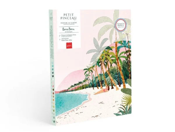 Coffret peinture au numéro Bora Bora par Taniagart