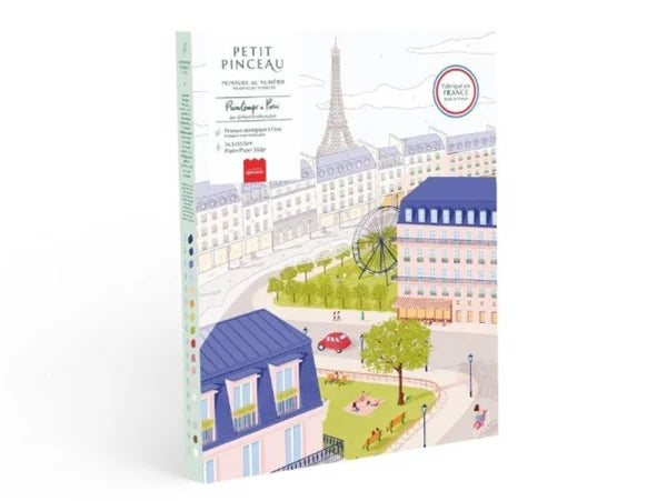 Coffret peinture au numéro - Le printemps à Paris par Mabel Sorrentino