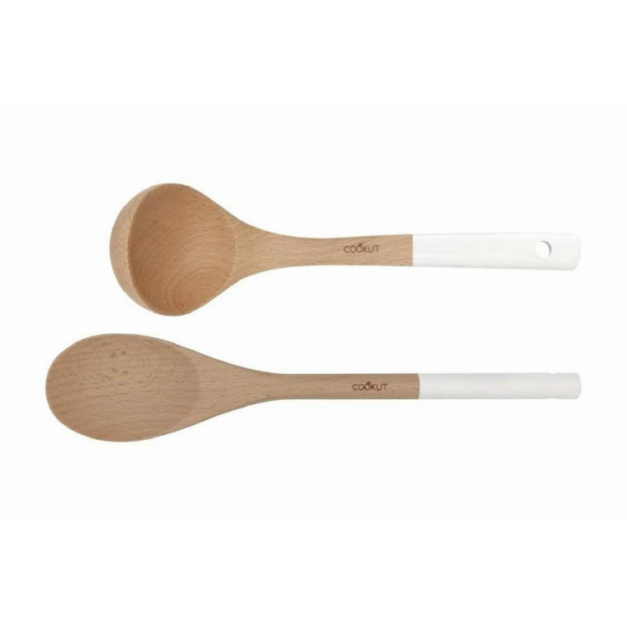 Set Cuillère et Louche en Bois Polaire