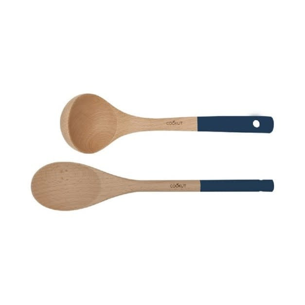 Set Cuillère et Louche en Bois Myrtille