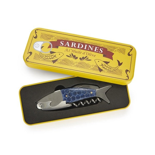 Pewter Corkscrew - Sardines - Balvi