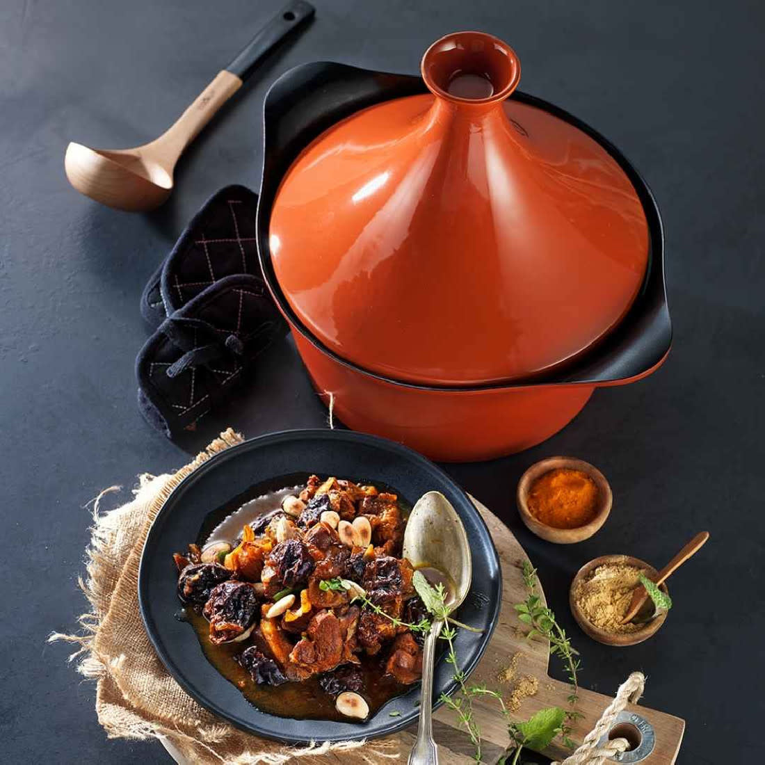 Petit Couvercle à Tajine pour Cocotte 24cm