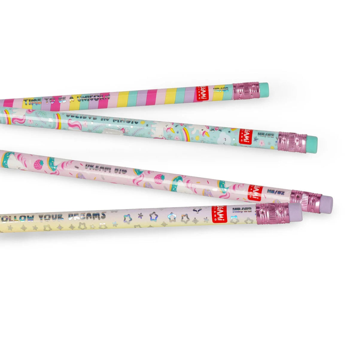 Set of 4 Scented Pencils - Unicorn 