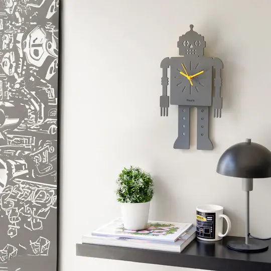 Robot Wall Clock 