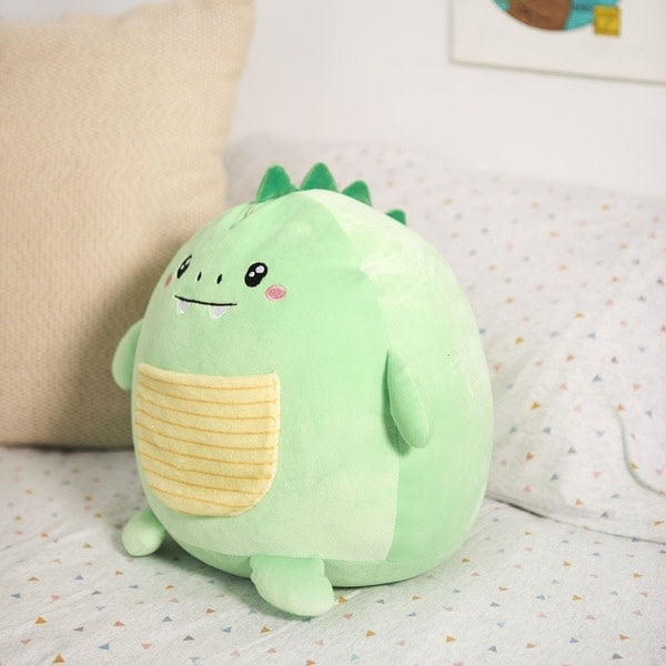 Children's Cushion - Dinoz Green 