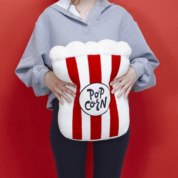 Cushion - Popcorn Red & White 