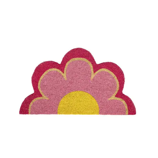 Doormat - Pink flower