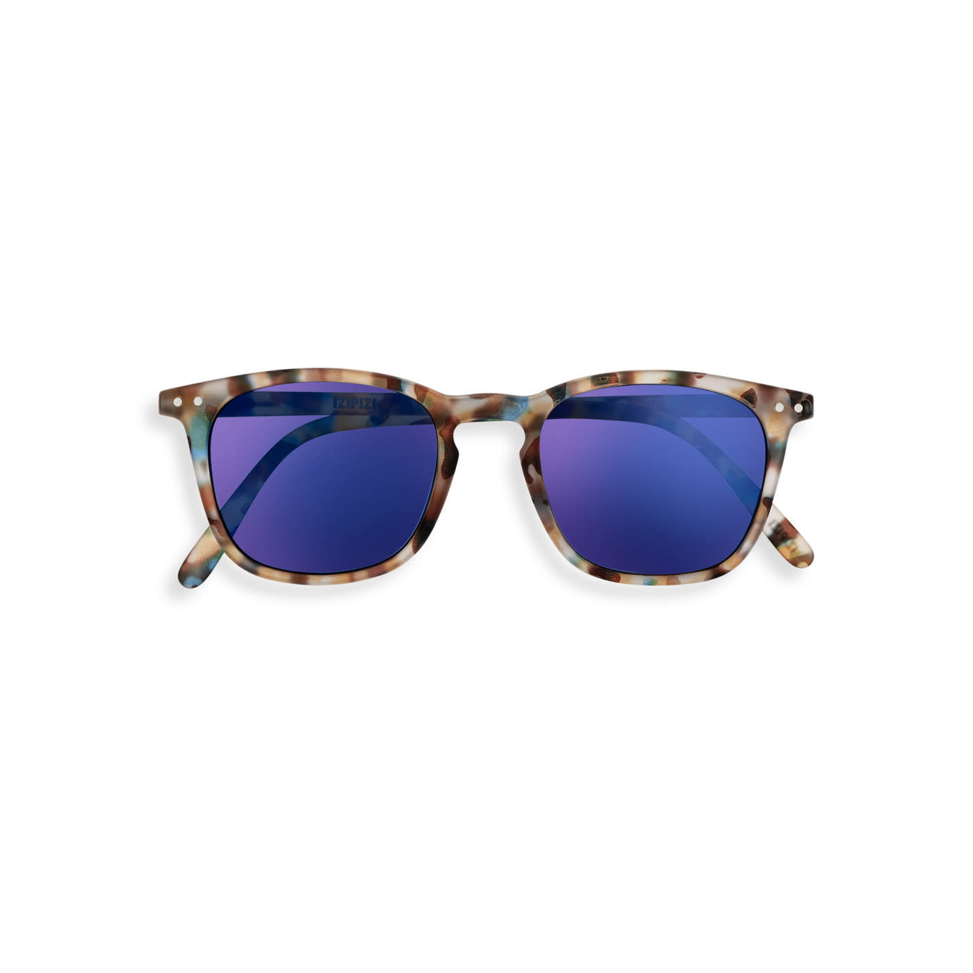 #E Mirror Sunglasses Izipizi Blue Tortoise