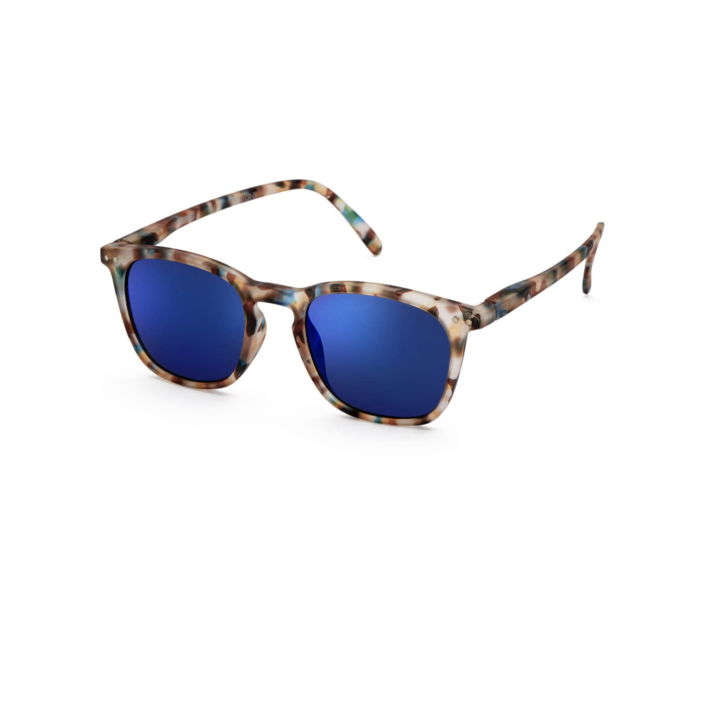 #E Mirror Sunglasses Izipizi Blue Tortoise