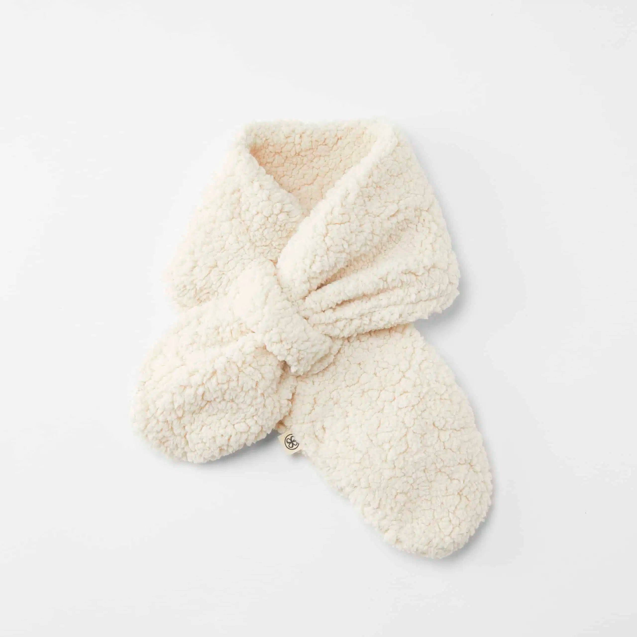 Teddy Scarf Off White - Cloby