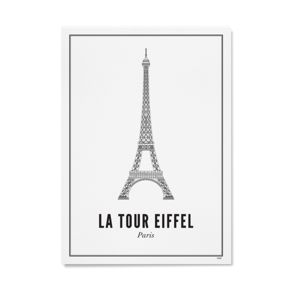 Affiche Paris Tour Eiffel