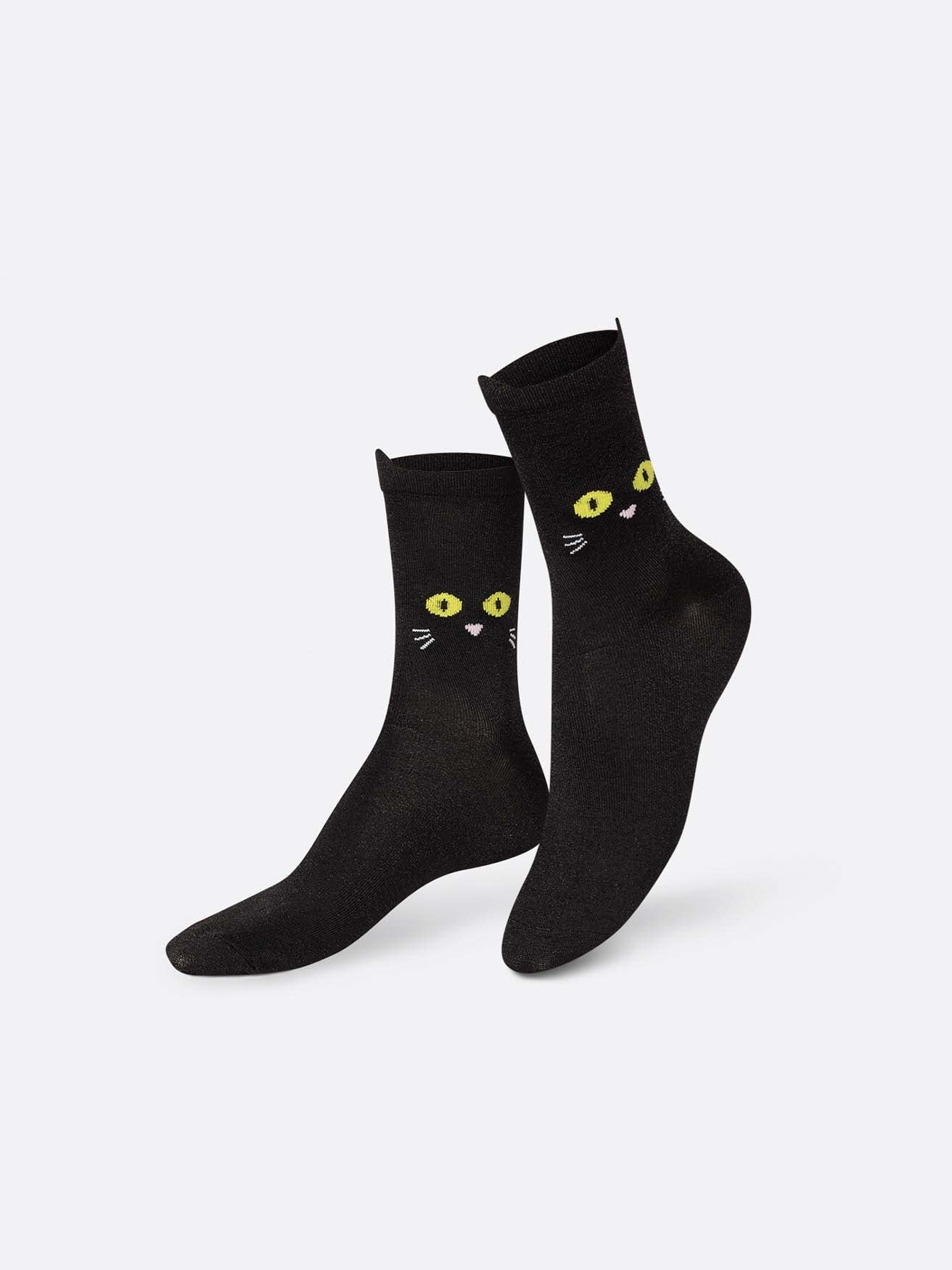 Chaussettes Chat Noir