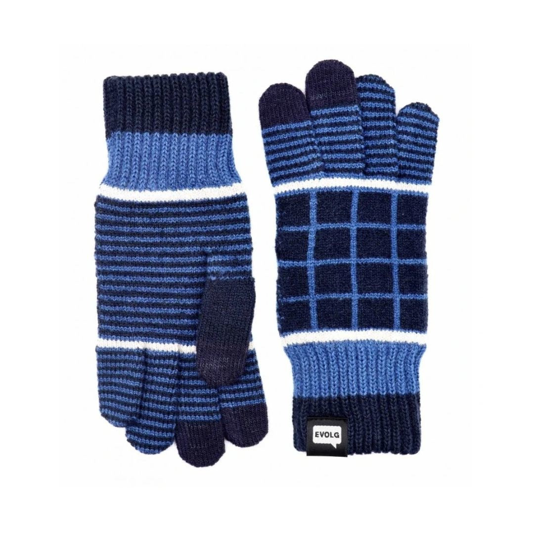 LATTICE Touch Blue Gloves