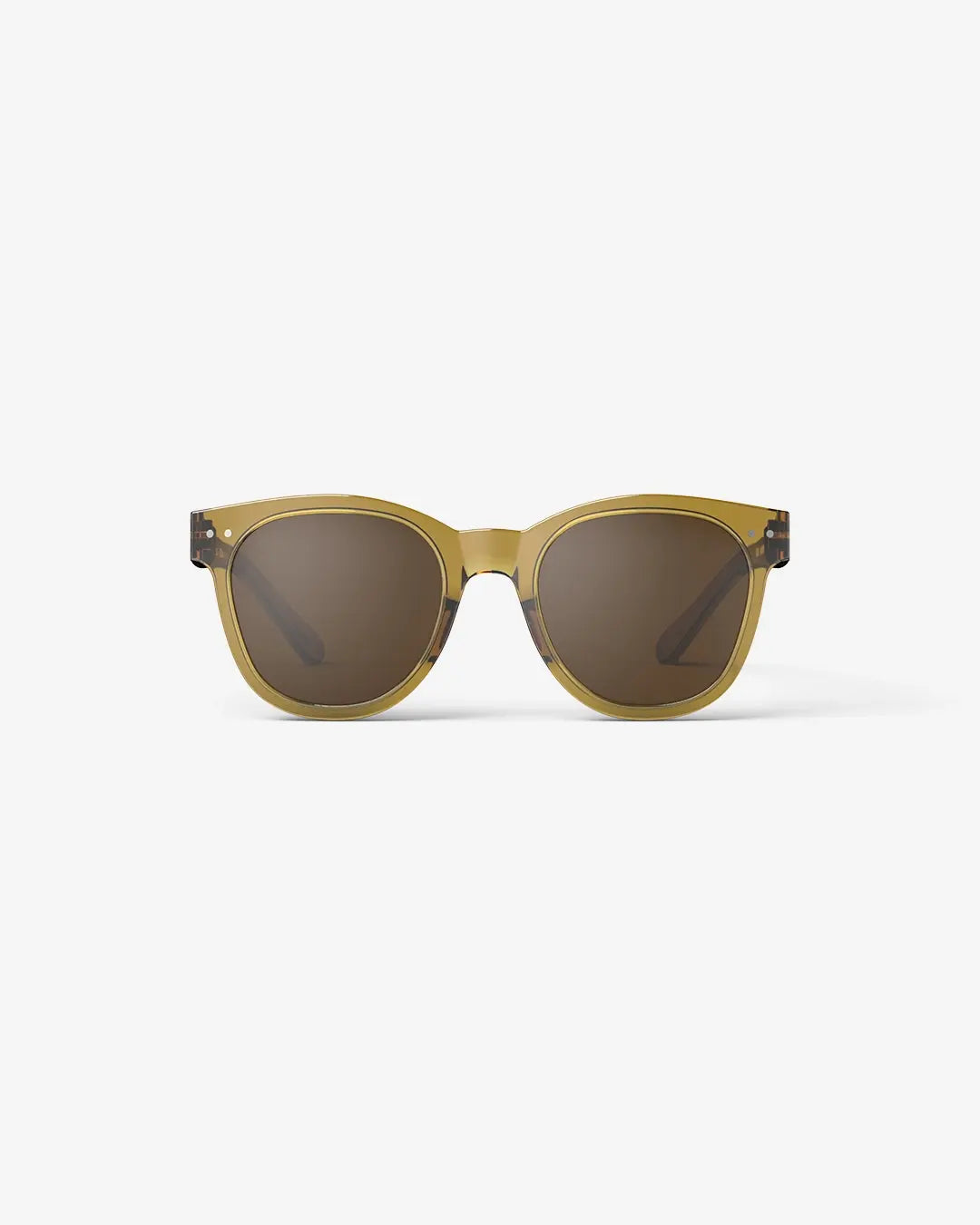 Oversize Sunglasses - #N Golden Green 