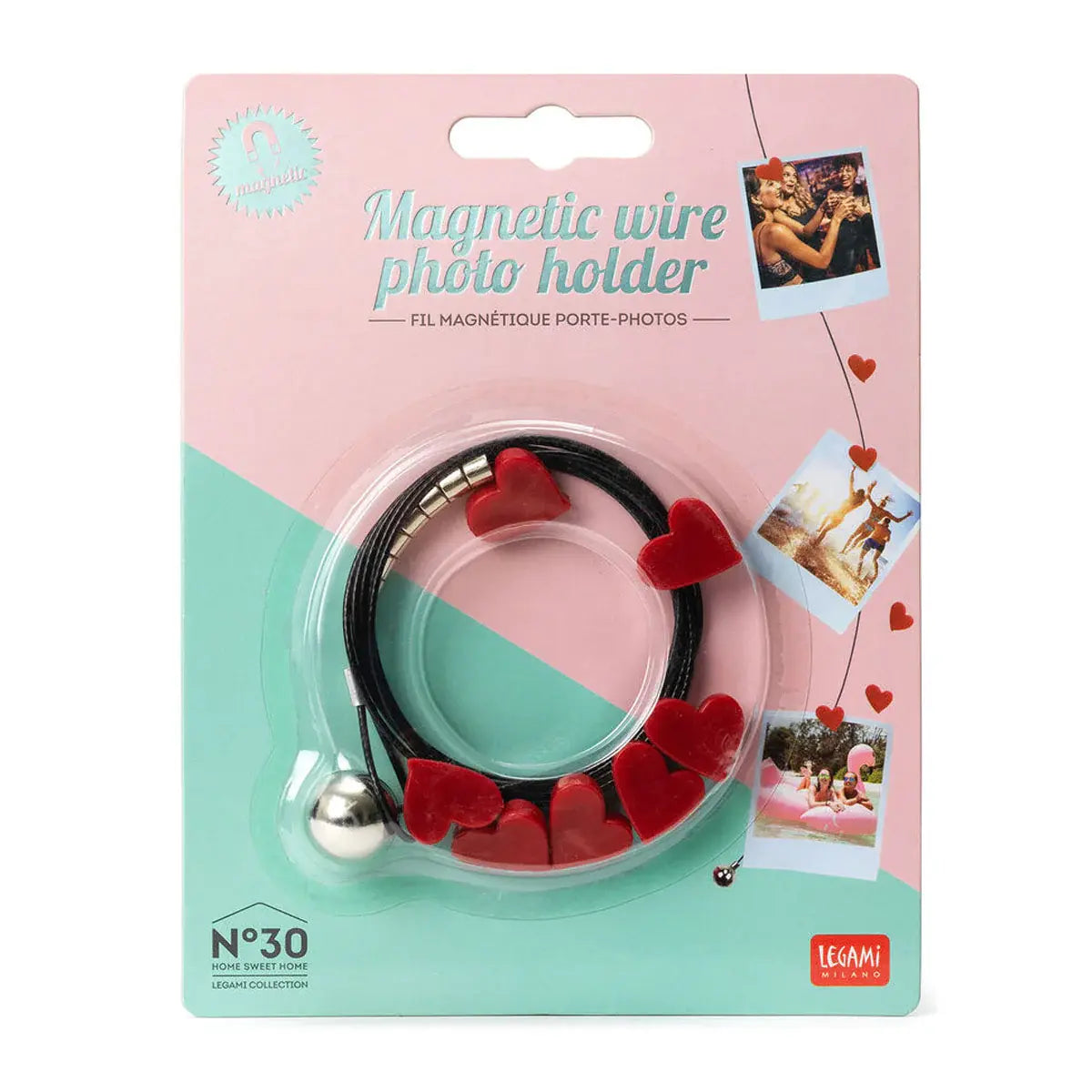 Magnetic wire photo holder - Eart