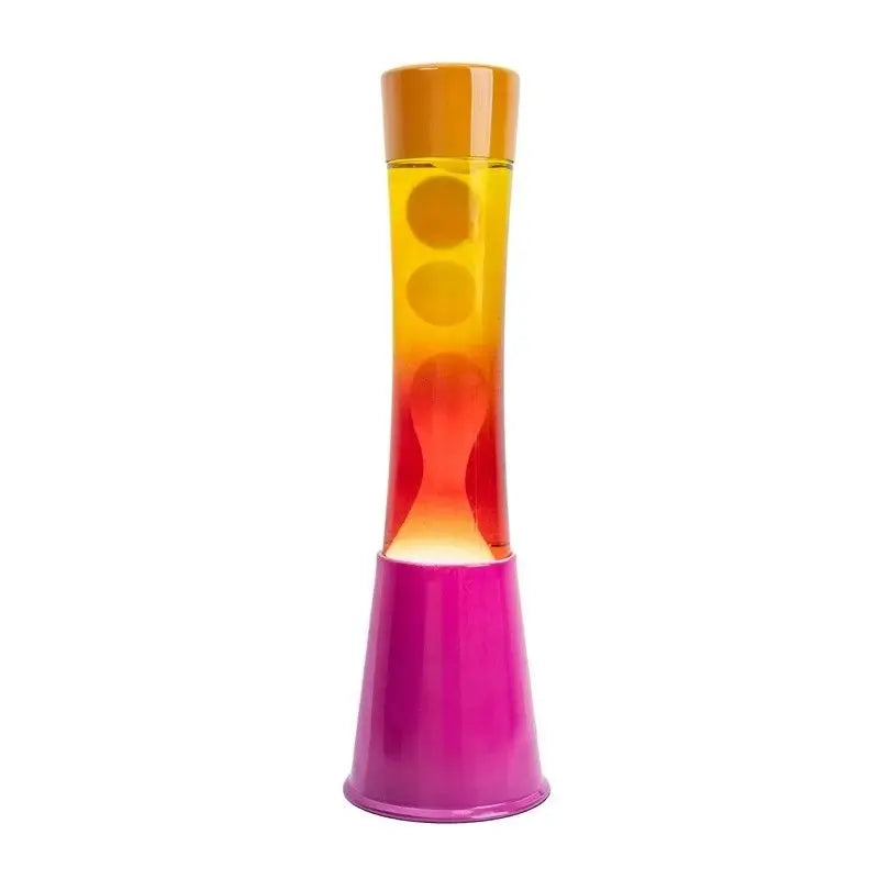 Lavalamp - roze en oranje kleurverloop