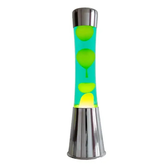 Lava Lamp Chrome & Green 