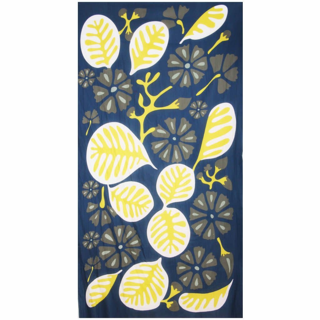 Foulard en Coton Bio - Equateur Marine