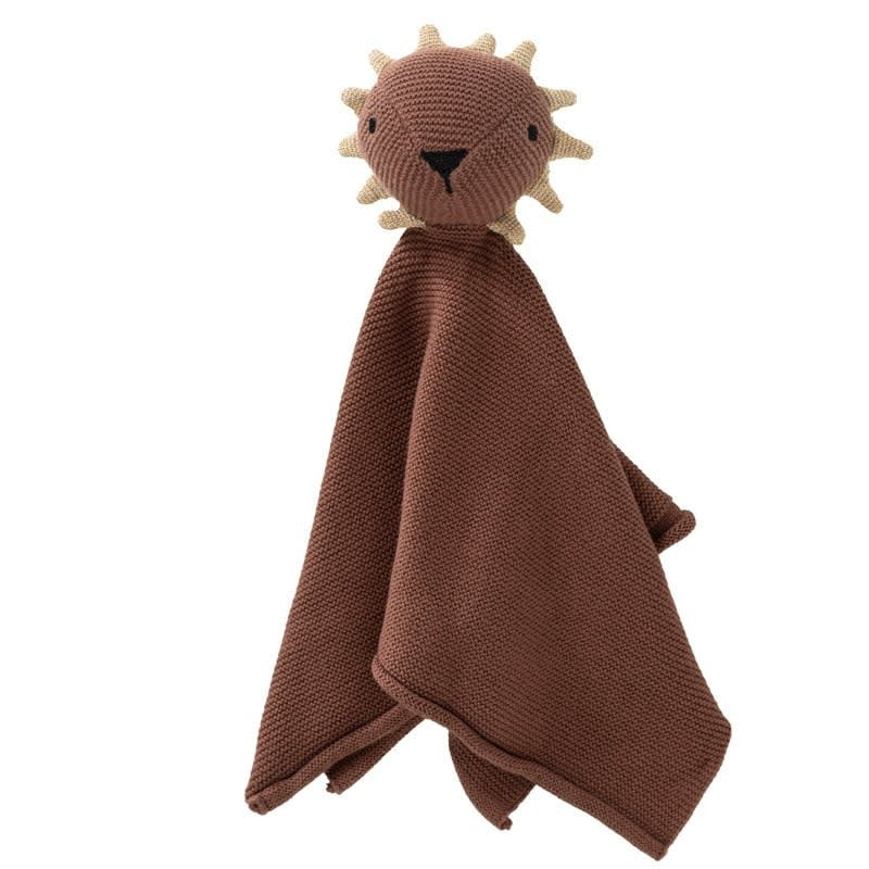 Lion knitted soft toy   