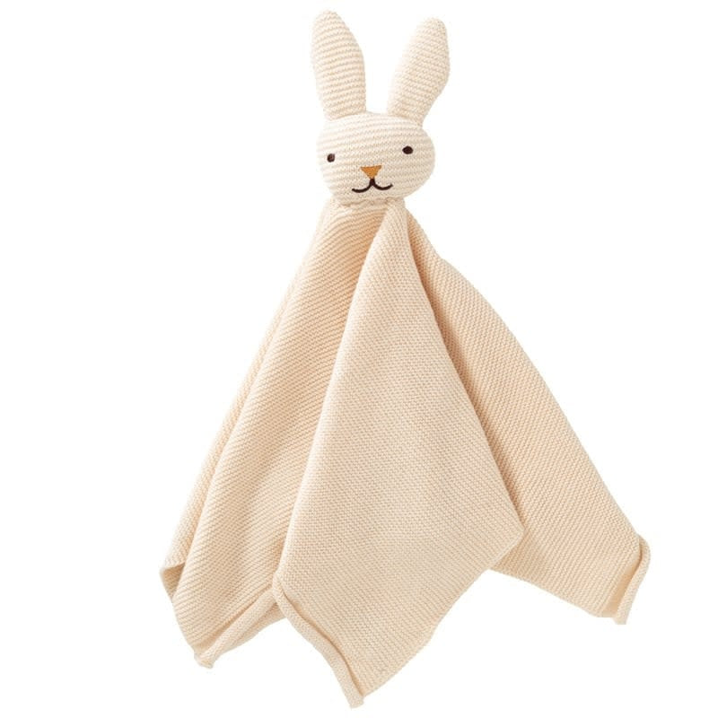 Rabbit knitted soft toy