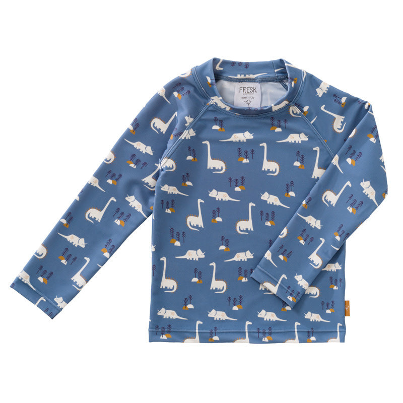 Dino T-shirt met lange mouwen en UV-bescherming