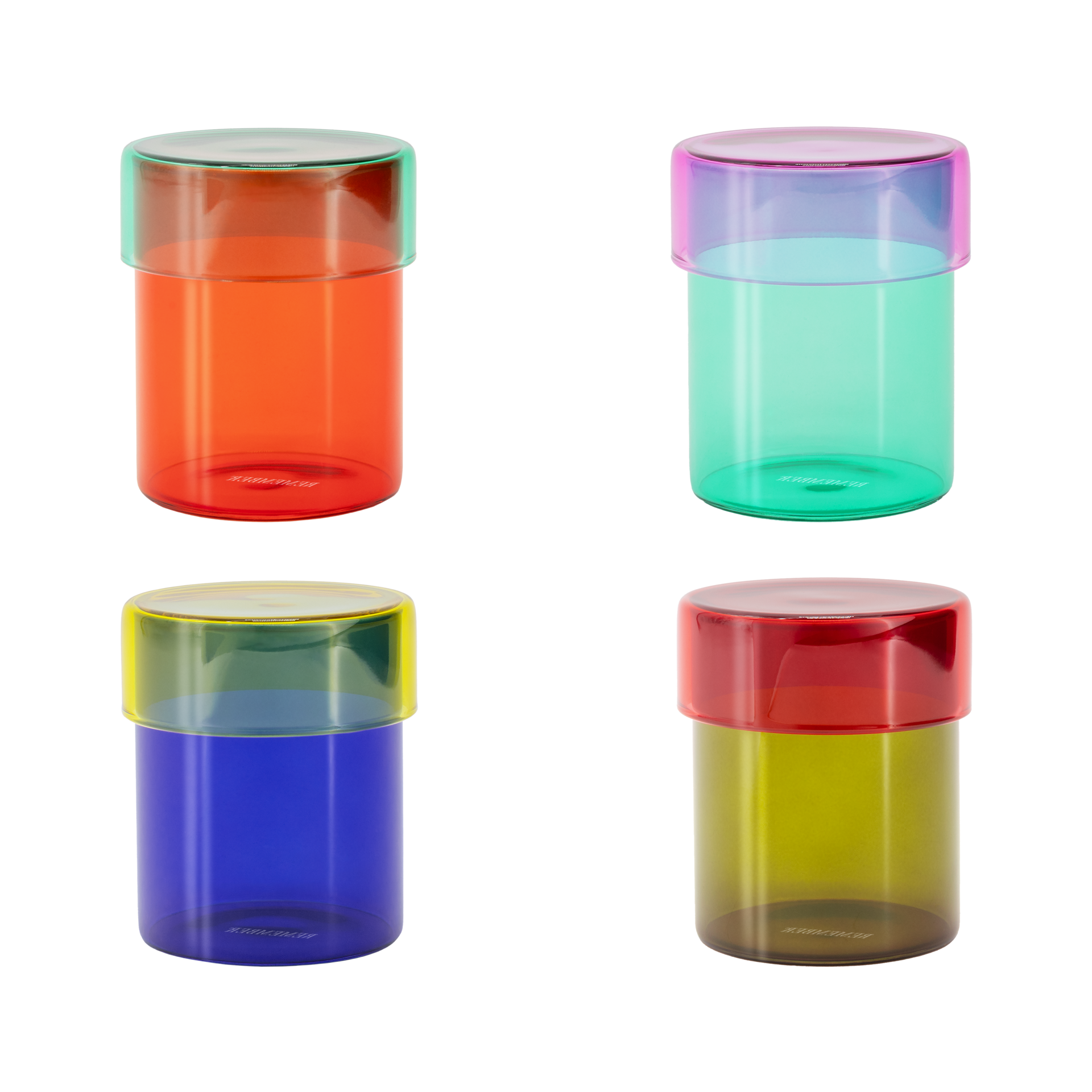 Set of Glass Jars - x4 Cosima 