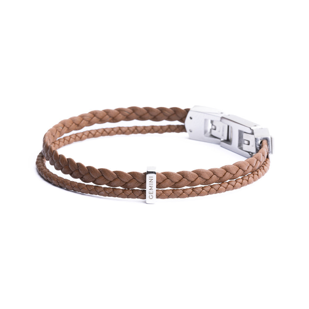 Bracelet Duo Marron Clair ML