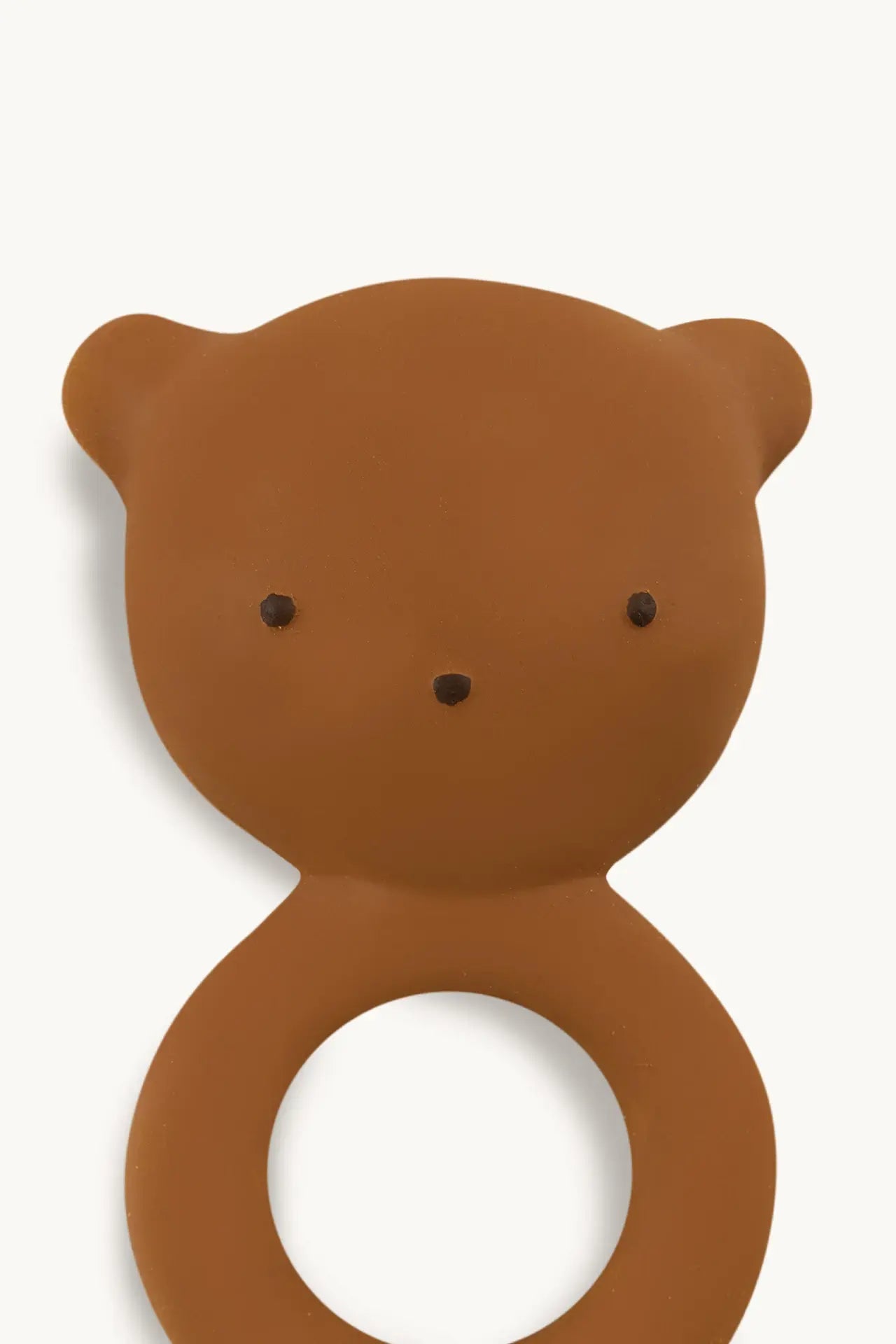 Gommu ring rattle Almond bear