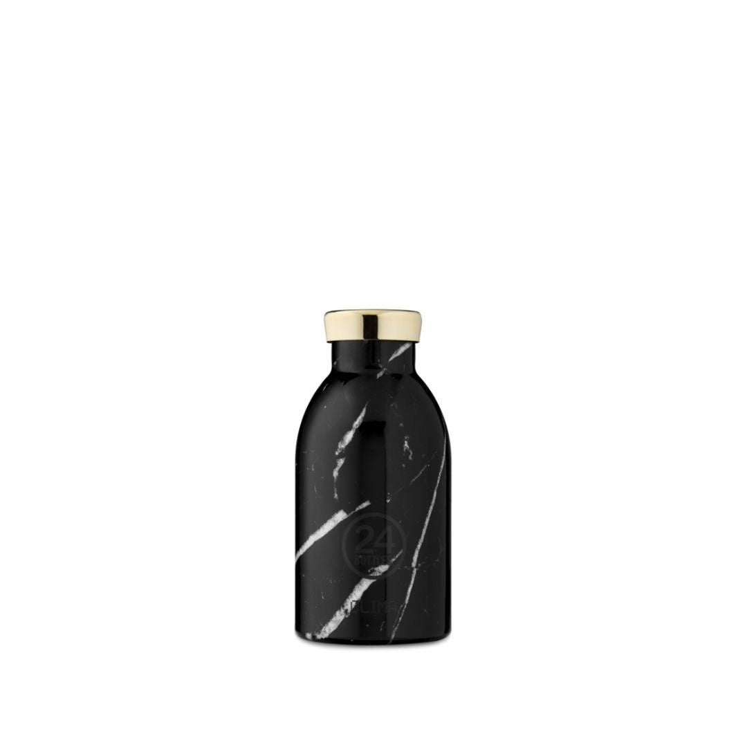 Clima Bottle Black Marble Water Bottle