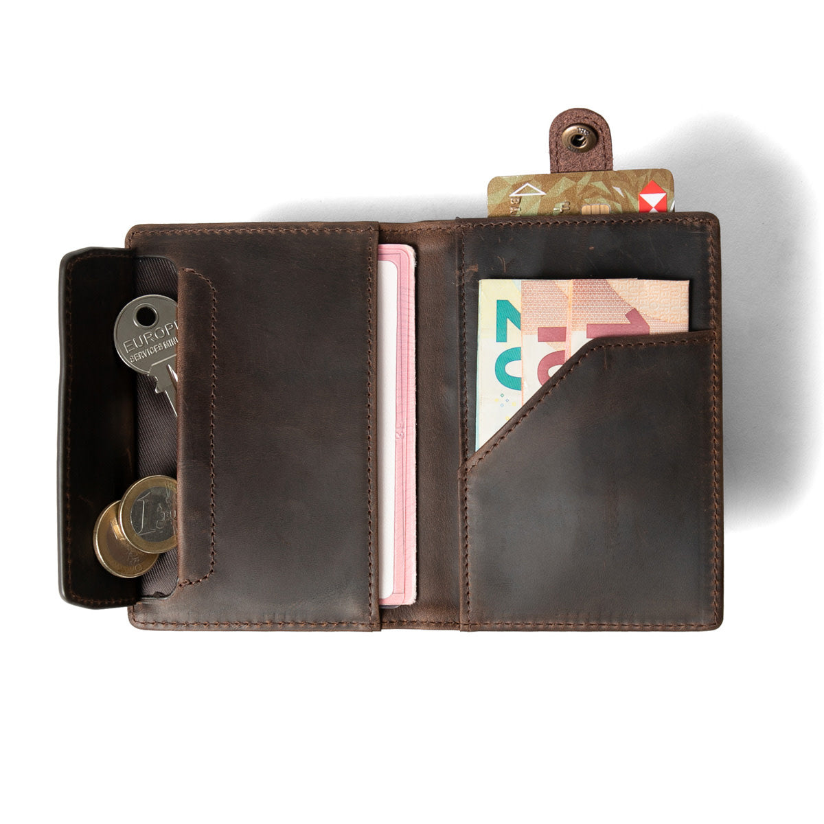 Leather wallet HANDY MAX