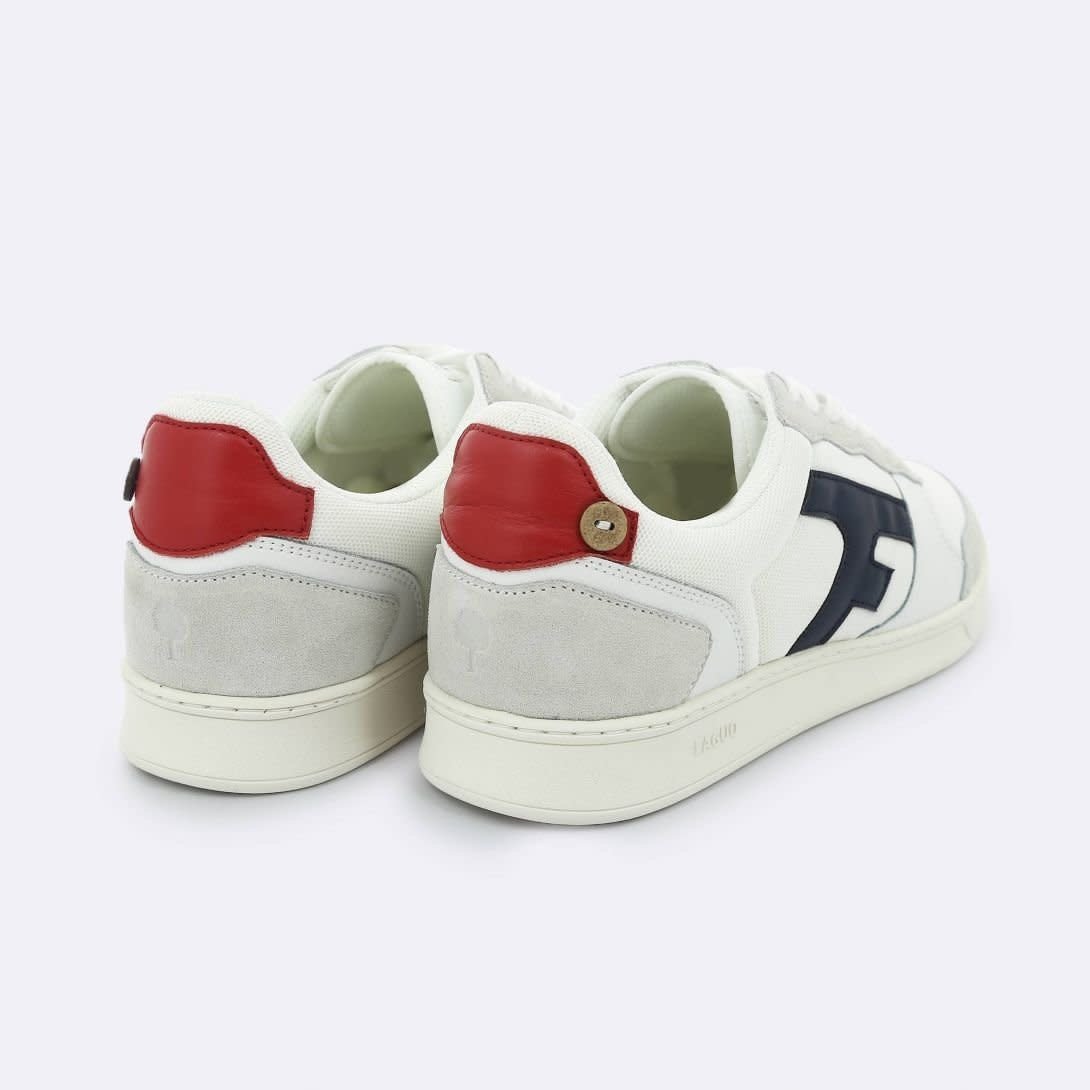 Sneakers Hazel ECR15 Red and Blue Leather