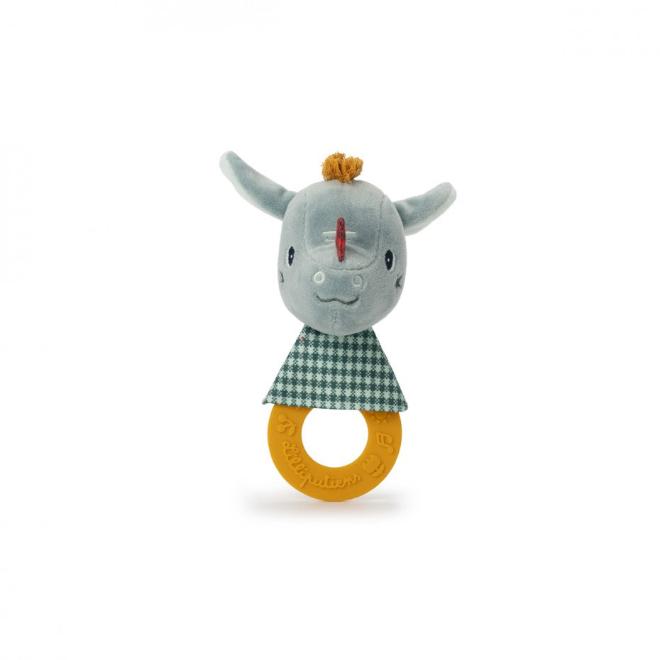 Joe the Dragon teething rattle 