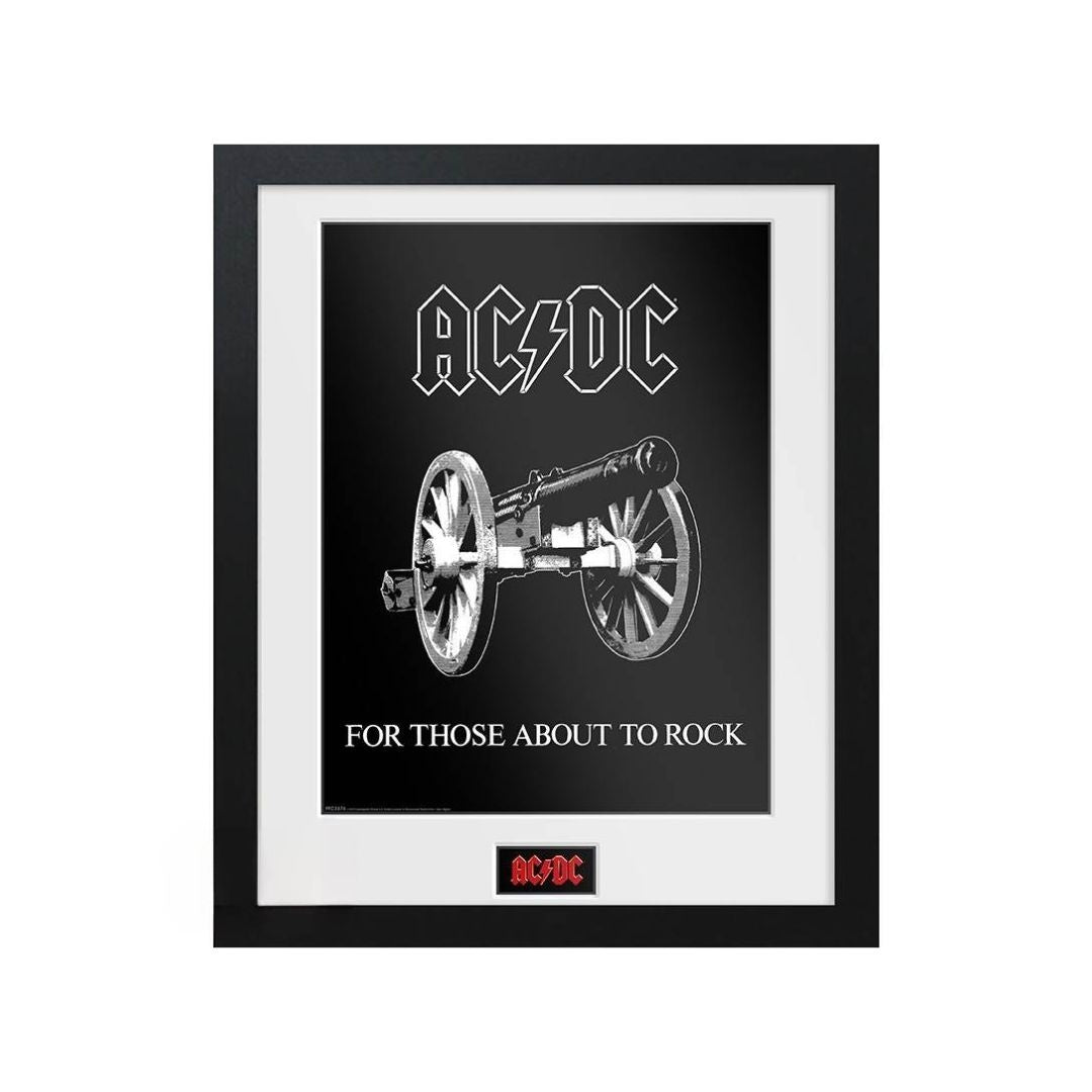 Ingelijste Print AC/DC For Those About to Rock 