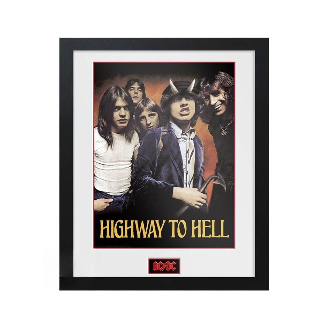 Ingelijste Print AC/DC Highway to Hell