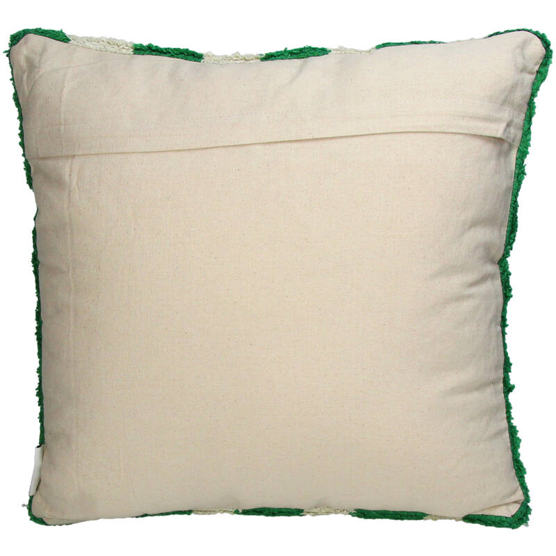 Coussin - Rayures Vert & Blanc