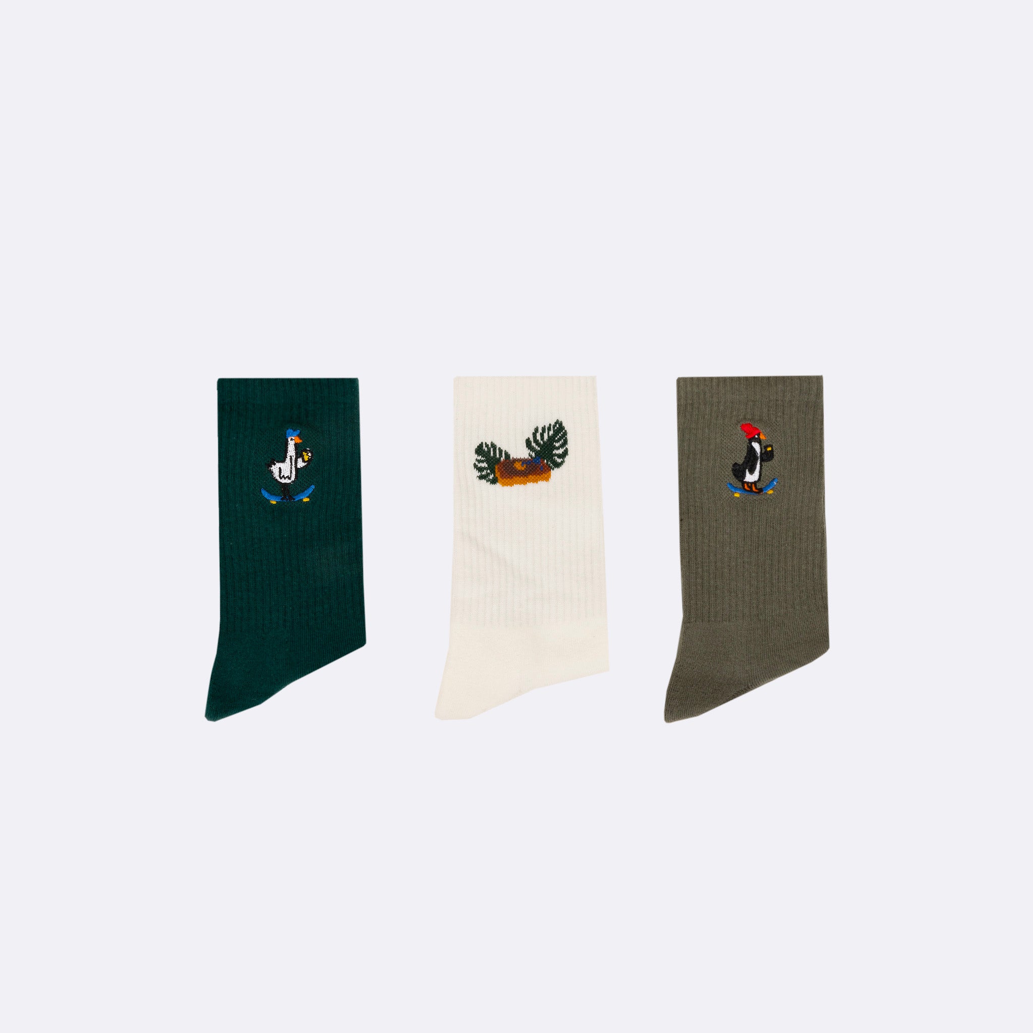 Pack 3 Sports Socks - Animals 42/45