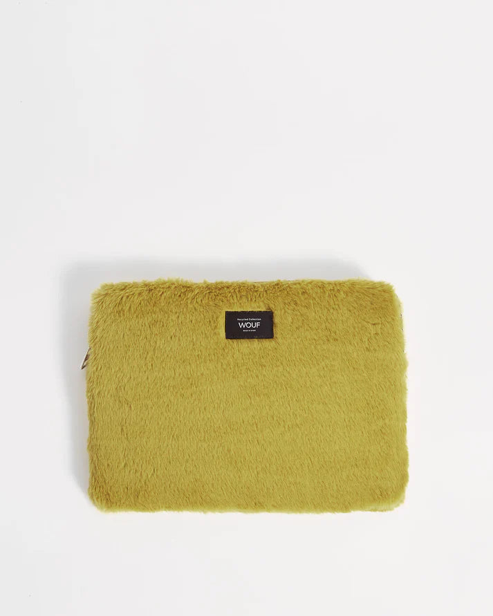 13" and 14" Computer Case - Foxie Faux Fur