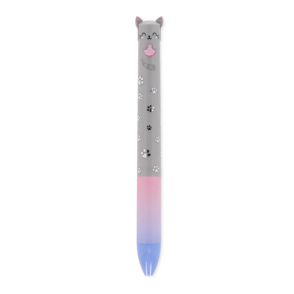 Stylo 2 Couleurs Click & Clack Chat kitty