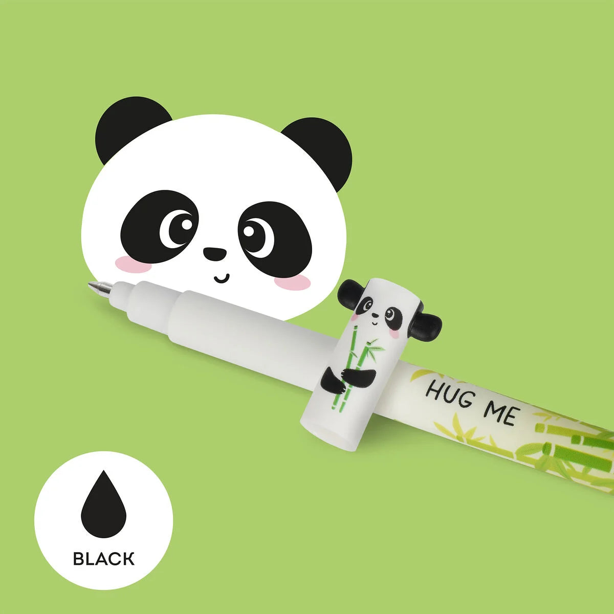 Stylo effaçable Legami Noir - Panda