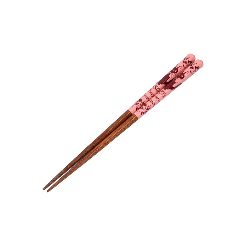 Baguettes laquées 21cm Esquisses Rose - Kiki la petite sorcière