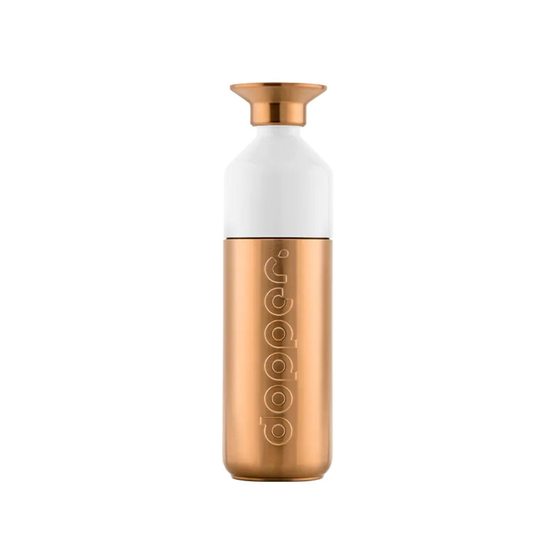 Grote Fles met Beker - Steel Bronze - 800ml