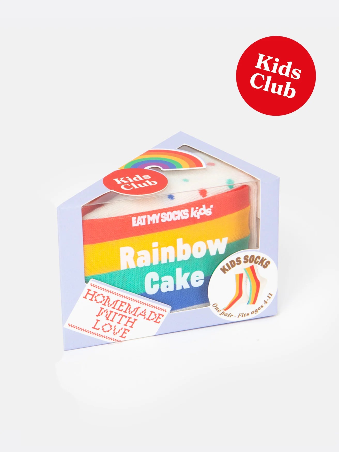 Socks - Kids Club Rainbow Cake