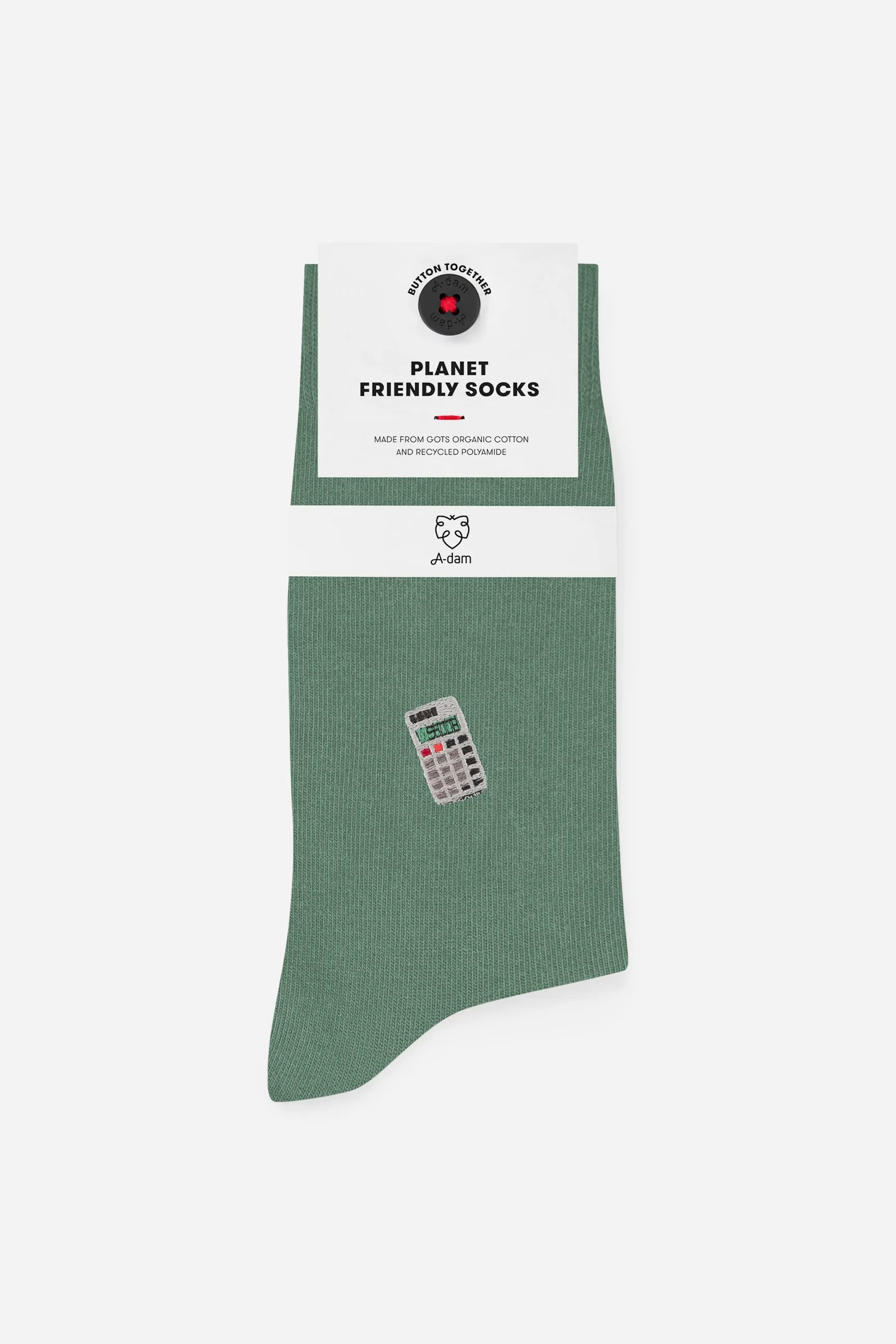 Chaussettes - Calculator Green