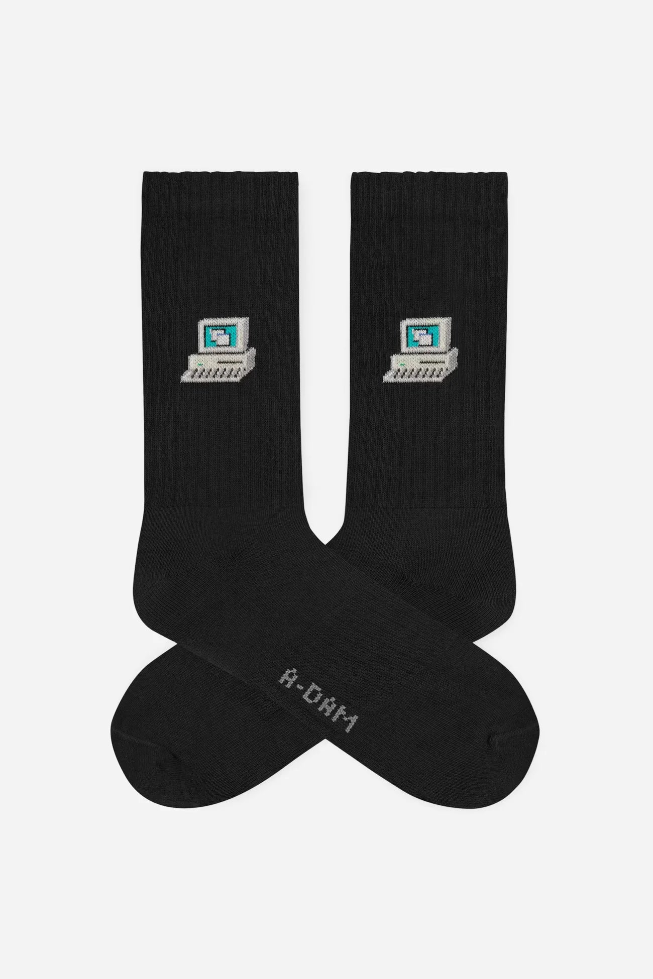 Sports Socks - Computer Black 