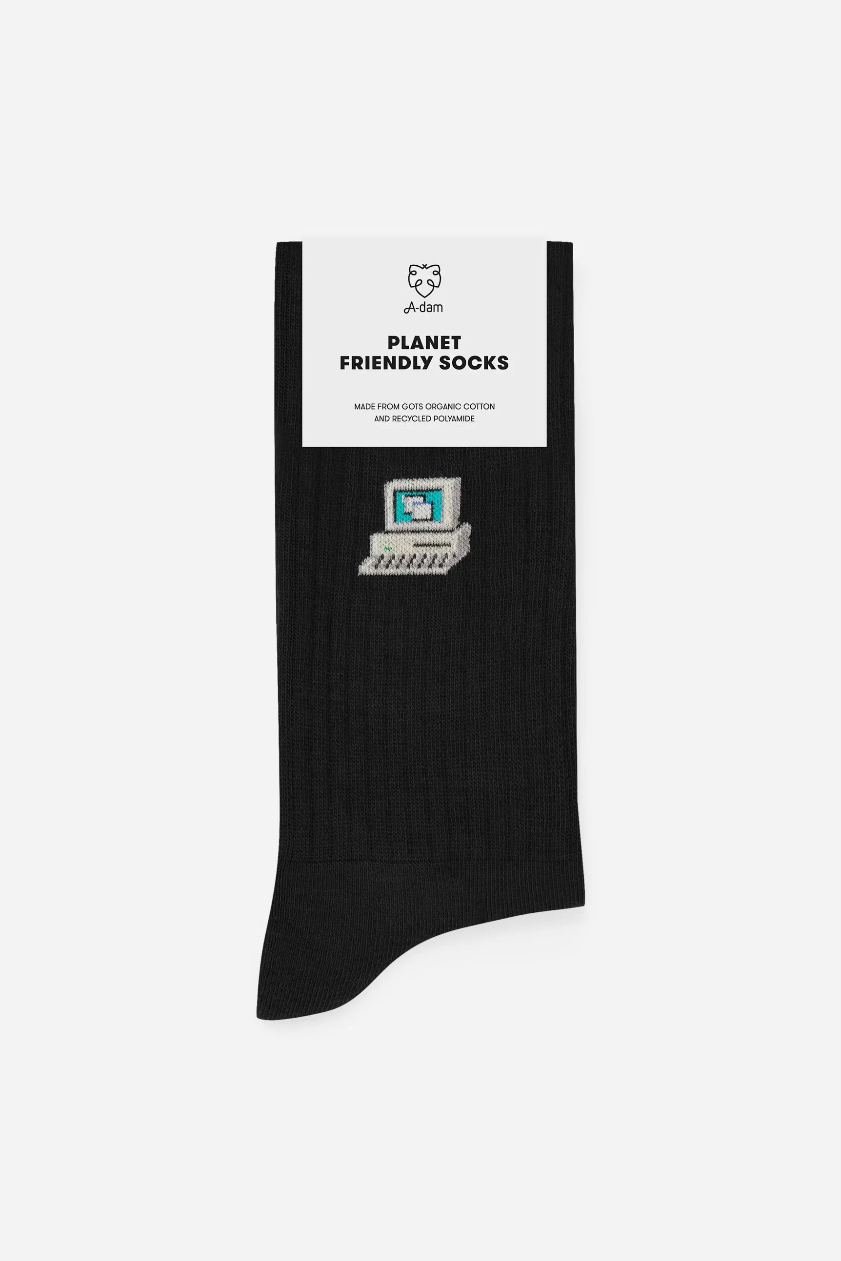 Sports Socks - Computer Black 