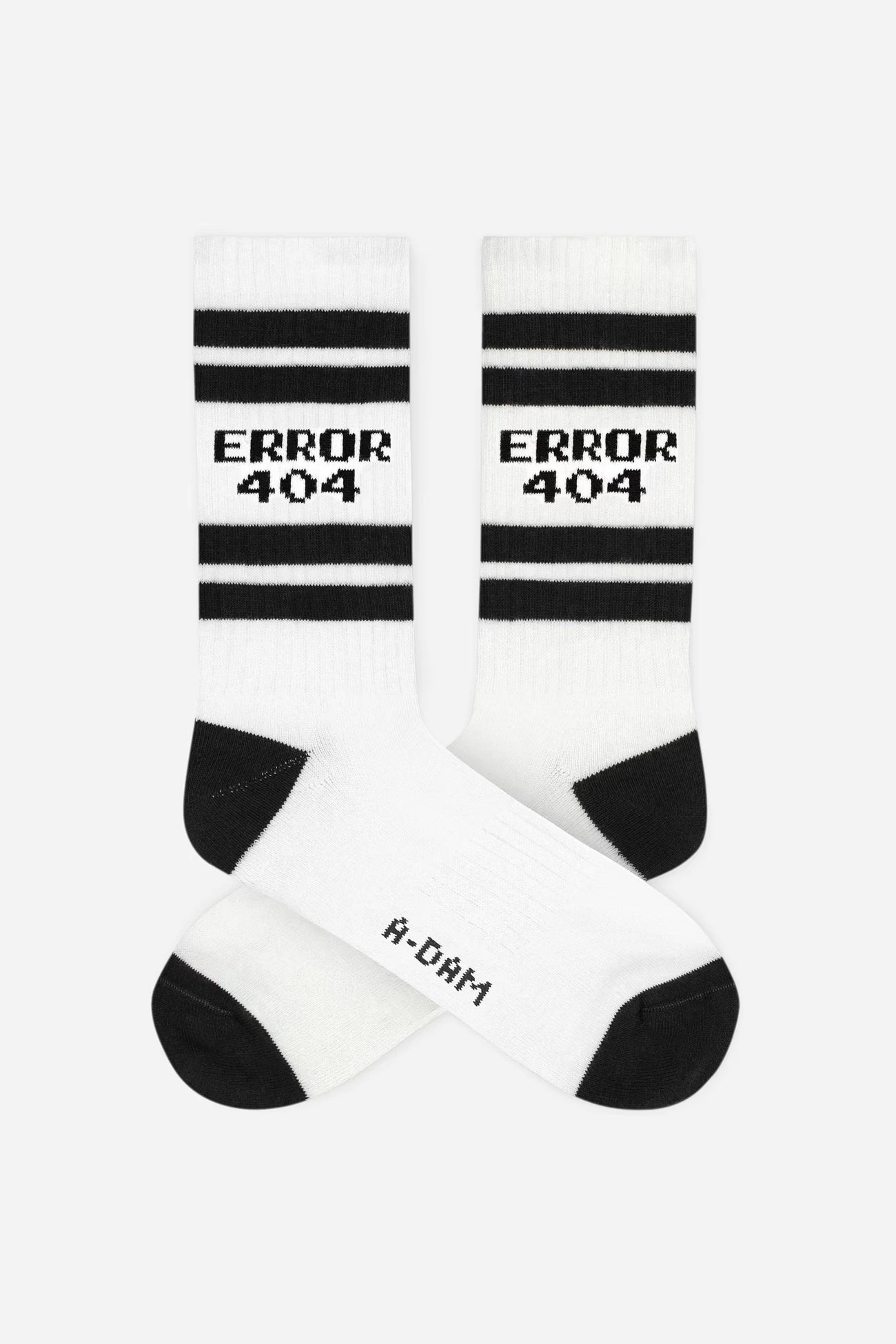 Chaussettes de Sport - Error 404 Black Stripes