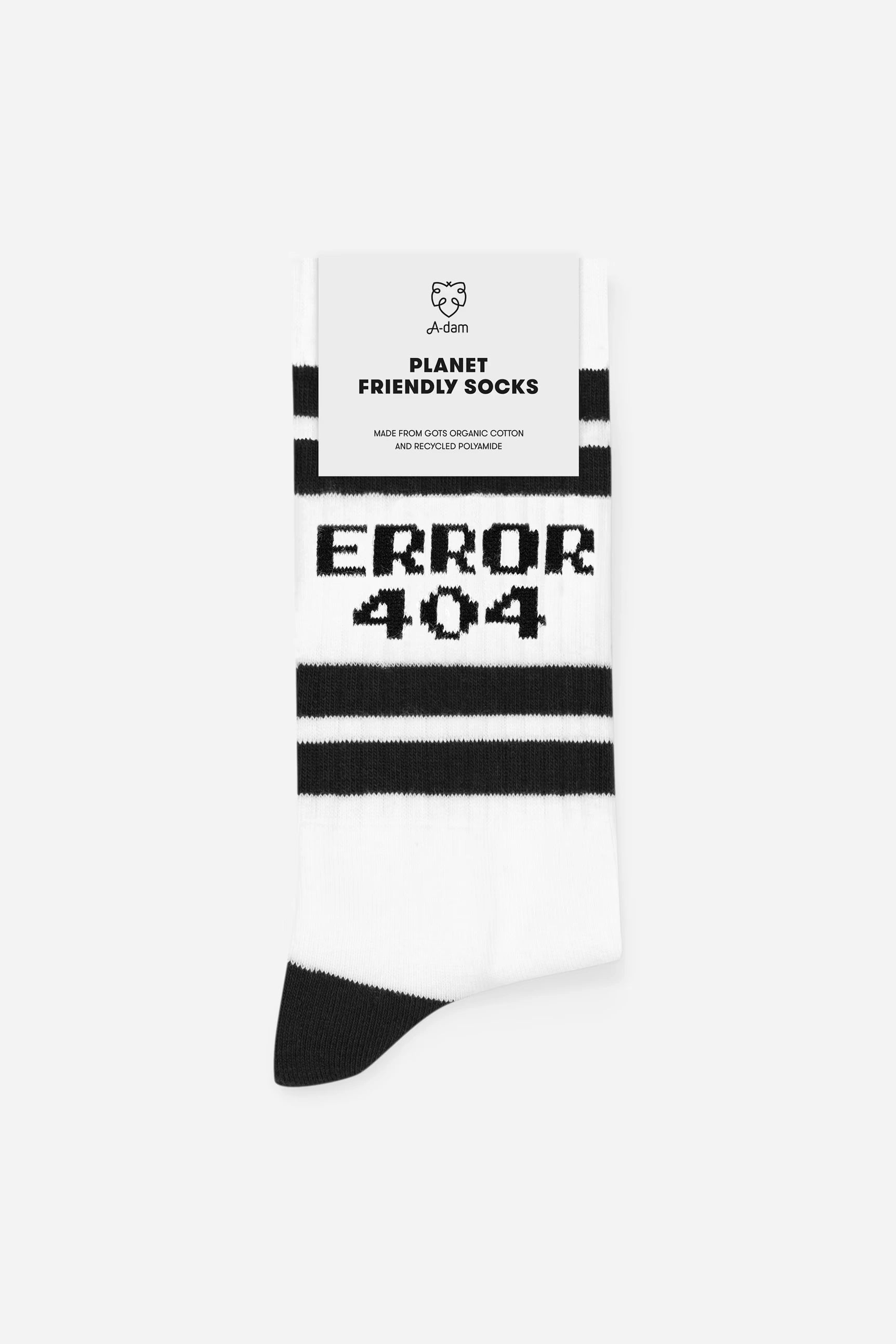 Chaussettes de Sport - Error 404 Black Stripes