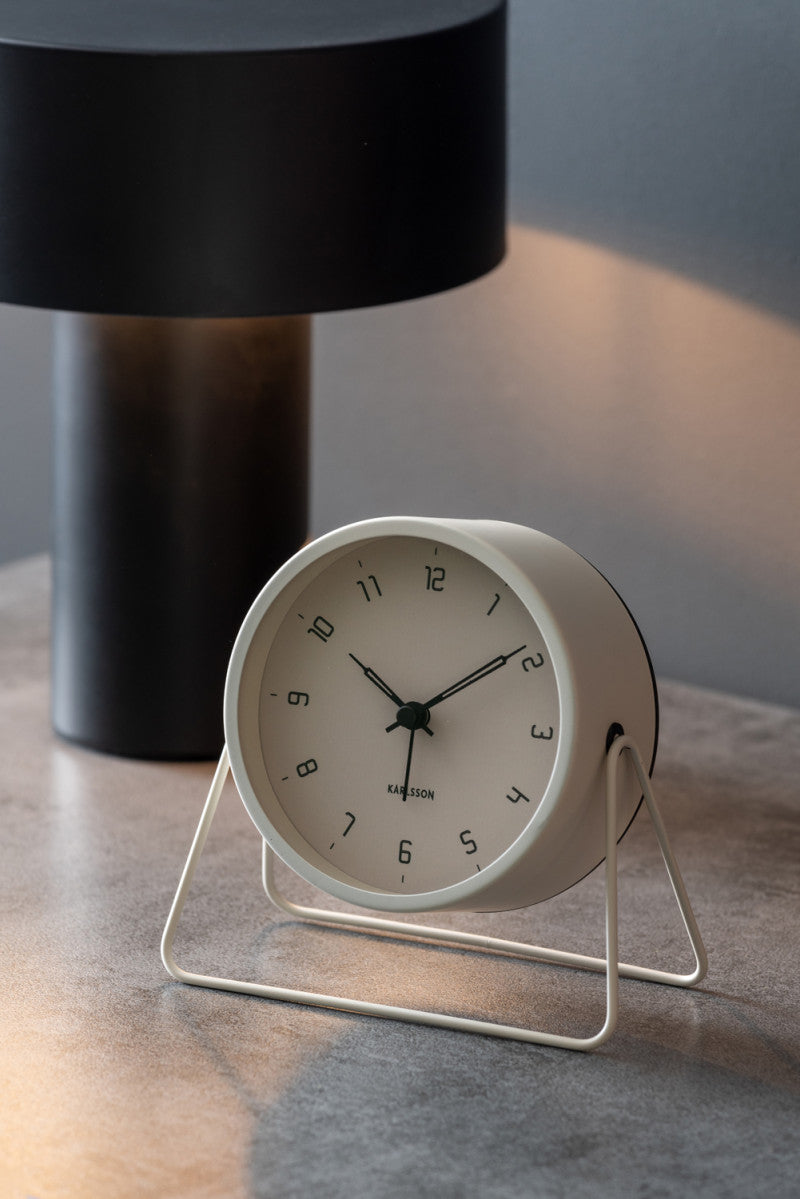 Alarm Clock - Stark Metal Matte Grey