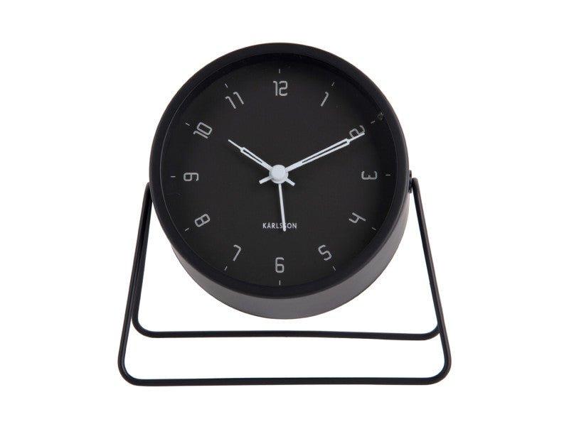 Alarm Clock - Stark Metal Matte Black